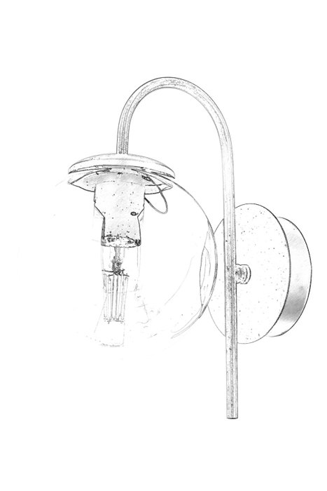 Opviq Lámpara de pared AP-4331-1BSY Antiquation Opviq Lámpara de pared AP-4331-1BSY Antiquation